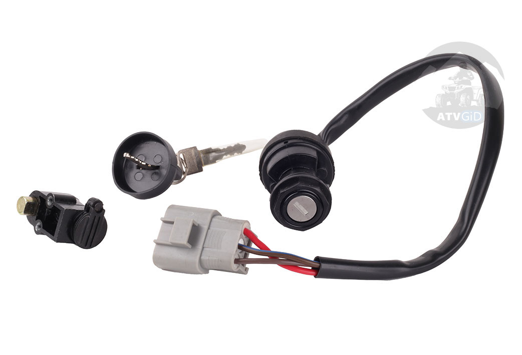 Замок зажигания комплект ATV 500H\700H Hisun 37200-058-0000 LU021803 цена: 