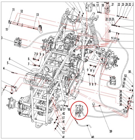 Колодки тормозные задние 500 Kazuma\GT C500-8301730-1 LU018658 цена: 