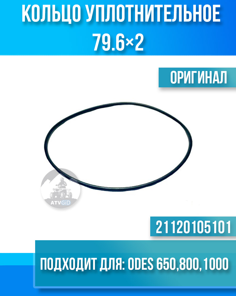 Кольцо уплотнительное (79.6×2) ODES 650 800 1000, РМ 800 21120105101