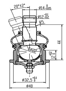 Шаровая опора нижняя усиленная ATV 450/500/700/800 Hisun, Leopard 600-650, Baltmotors 500\700 56620-058-0000 290301-102-0000 LU021973 42155-CGV-00