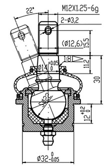 Опора шаровая верхняя (с пресс-масленкой) BRP Can-Am Outlander G1 400 500 650 800 706200653 703500040 706200024 706200091