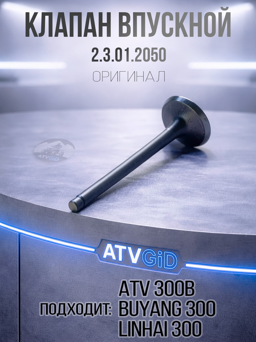 Клапан впускной ATV 300B 2.1.01.0440 LU015156