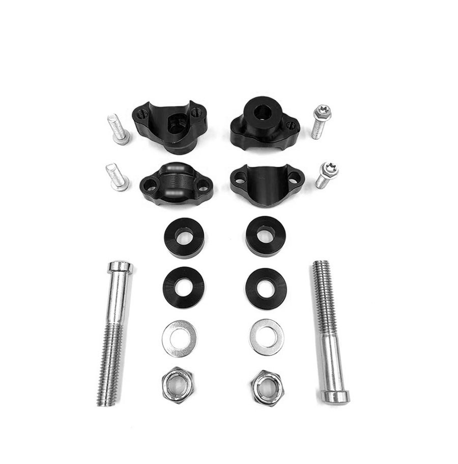 Проставки руля ОТОМ 28мм (М12) комплект переходников для увеличения высоты руля мотоцикла