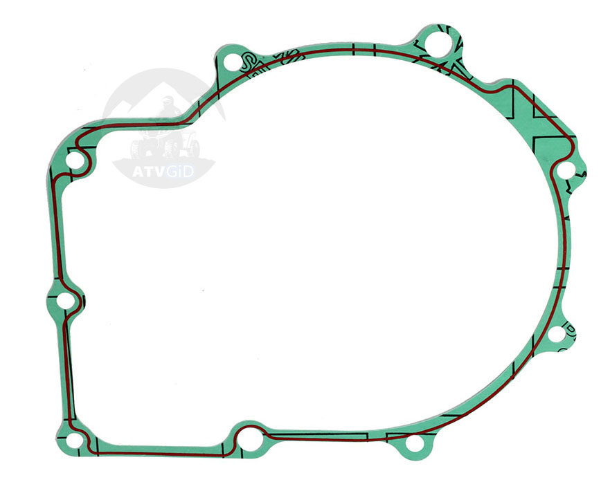 Прокладка корпуса подшипника коленвала (крышки сцепления) ATV 500 Hisun 21241-F39-0000 LU022909 цена: 