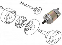Стартер + привод стартера