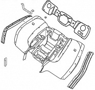 Облицовка корпуса задняя