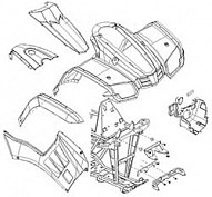 Облицовка (пластик) передняя часть