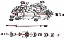 Картер двигателя левая часть